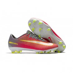 mens Nike Mercurial Vapor 11 FG Football Shoes Pink Gray